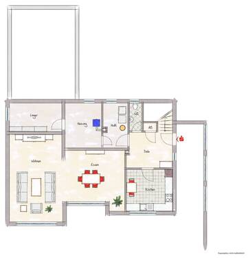 Erdgeschoss - 6 Zimmer Einfamilienhaus zum Kaufen in Aurachtal
