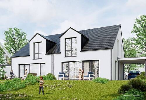 Ansicht - 6 Zimmer Doppelhaushälfte zum Kaufen in Erdmannhausen