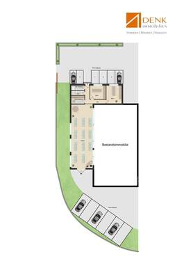 GR Gewerbeeinheit visuell als 2D Ansicht aufbereit - 