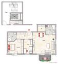 Grundriss - 3 Zimmer Etagenwohnung zum Kaufen in Herzogenaurach