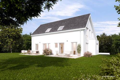 Ansicht - 5 Zimmer Doppelhaushälfte in Nürtingen / Neckarhausen