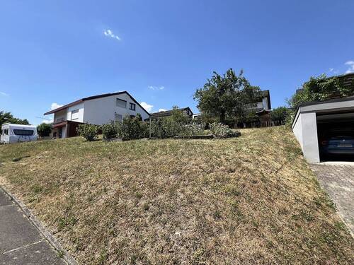 Blick auf Bauplatz - 