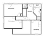 Grundriss Skizze KG - 