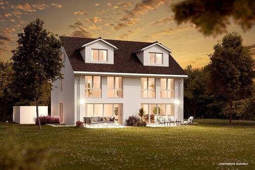 Ansicht - Doppelhaushälfte mit 164,00 m² in Filderstadt / Plattenhardt zum Kaufen