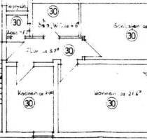 zentral gelegene 2-Zi.-Wohnung, 4.OG, mit Aufzug, Küche, Balkon und Garage in Neuötting