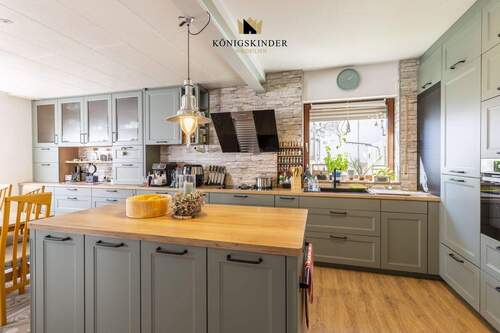 Küche – Kochbereich mit Insel - 