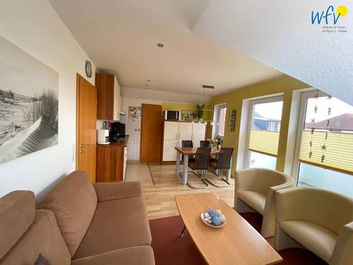 Wohnzimmer - Etagenwohnung mit 56,00 m&sup2; in Borkum zum Kaufen