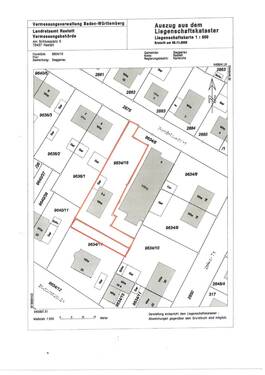 Lageplan mit Erweiterungsmöglichkeit - 