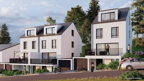 Ansicht - Doppelhaushälfte mit 164,00 m² in Weissach zum Kaufen