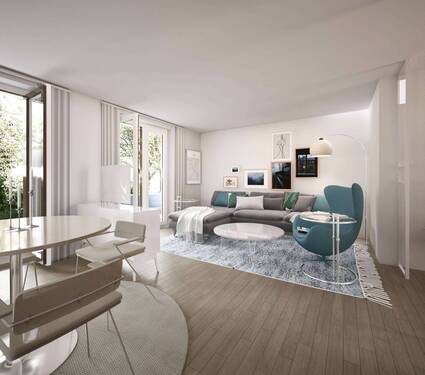 Wohnzimmer - 5 Zimmer Reihenmittelhaus zum Kaufen in Waldems