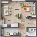 Stadthaus 100 Grundriss - 