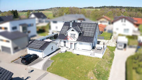 Luftaufnahme 3 - 6 Zimmer Einfamilienhaus in Mahlstetten