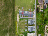 Drohnenansicht mit Visualisierung - Reihenmittelhaus mit 124,00 m² in Potsdam zum Kaufen