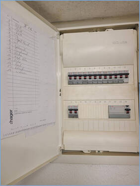 Elektroverteilung - exemplarisch - 