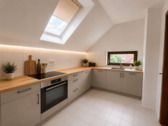 Modern visualisierte Küchenidee - 