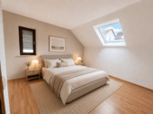 Wohnliche Schlafzimmer-Visualisierung - 