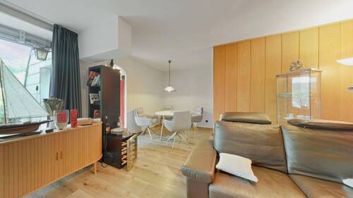Blick vom Wohnzimmer zum Essbereich - 