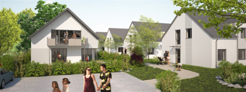 Ansicht - Westen - Stein an der Ostsee Ein Paradies für Ruhe- und Erholungsuchende, Idyllisch leben am Ausläufer der Kieler Förde NEUBAU Erstbezug 2026