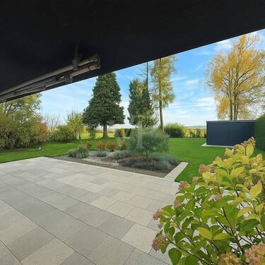 teilüberdachte Terrasse - 