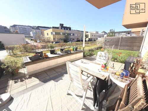Terrasse - Etagenwohnung mit 72,30 m&sup2; in Trier zur Miete