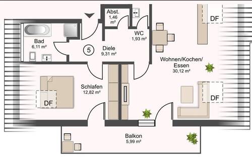 Dachgeschoss - 