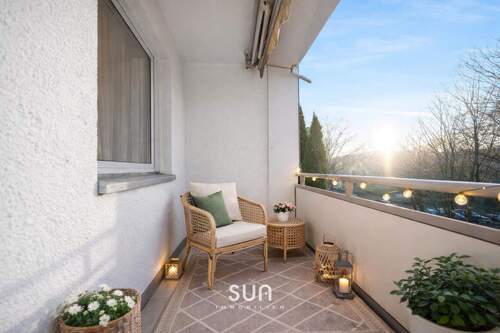 LOGGIA MIT BLICK INS GRÜNE (visualisiert) - 