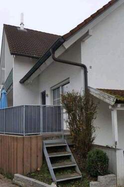 Zugang zur Terrasse.jpg - 3 Zimmer Terrassenwohnung zum Kaufen in Scheyern