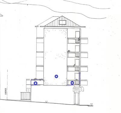 Gebäude Seitenansicht - 