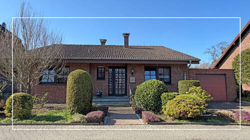 Außenansicht - Bungalow mit großem Garten, Vollkeller und Garage in ruhiger Lage von Hünxe