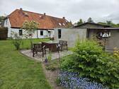 Grundstück mit Haus - Einmaliges Grundstück mit schöner und kuscheliger DHH - Blick auf den Bodden