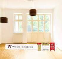 Traumhafte Denkmal-Wohnung mit privatem Gartenanteil & Balkon | Stellplatz | Keller | 2015 saniert - Leipzig Dölitz-Dösen