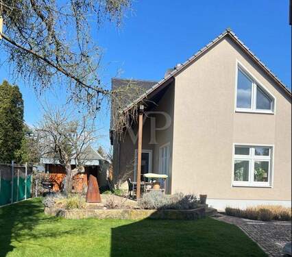 Ansicht zur Terrasse - 5 Zimmer Einfamilienhaus in Coswig