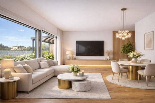 Visualisierung - Exklusives Reihenmittelhaus mit Südgarten & unverbaubarem Naturblick in TELTOW - Stadtgrenze
