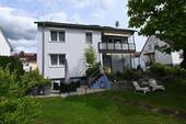 Rückansicht - Modernes Zweifamilienhaus mit großem Garten in zentraler Lage von Nörten-Hardenberg