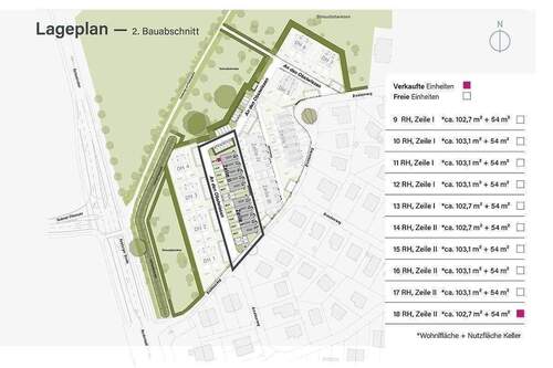 Lageplan - Reihenmittelhaus in Henstedt-Ulzburg zum Kaufen