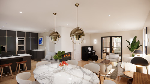 EG Esszimmer - 6 Zimmer Einfamilienhaus in Hamburg