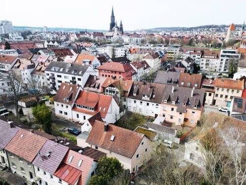 Ulmer Münster Ansicht - Voll vermietetes Dreifamilienhaus in zentrumsnaher Lage von Neu-Ulm