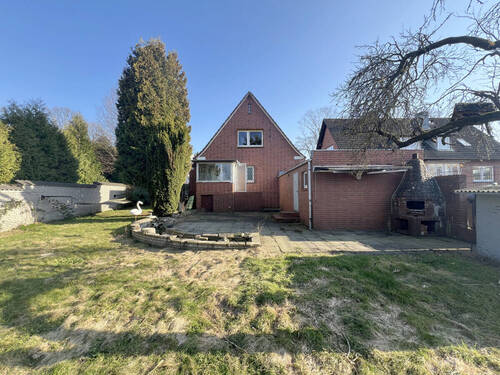 Gartenansicht - 4 Zimmer Einfamilienhaus in Hamburg