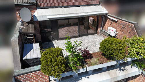 Rückansicht - Wohnung mit eindrucksvoller Dachterrasse in Marl-Polsum