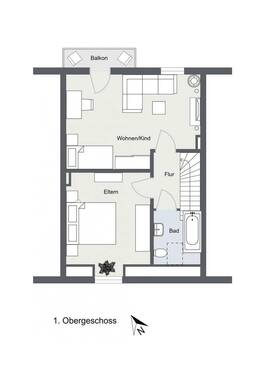 Dachgeschoss - 