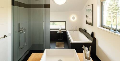 Badezimmer - 4 Zimmer Einfamilienhaus zum Kaufen in Witzenhausen