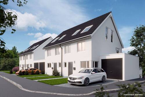 Ansicht - Doppelhaushälfte mit 164,00 m² in Heimsheim zum Kaufen