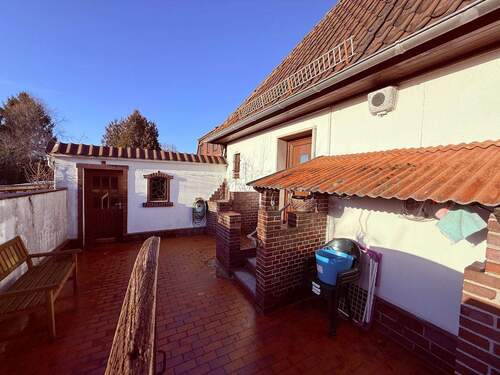 Terrasse - Einfamilienhaus mit 81,50 m&sup2; in Brunsbüttel zum Kaufen