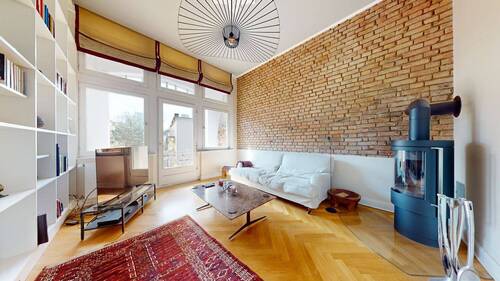 Wohnbereich Ansicht I - 3 Zimmer Etagenwohnung zum Kaufen in Frankfurt am Main