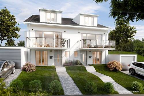 Ansicht - Doppelhaushälfte mit 152,00 m² in Nürtingen / Neckarhausen zum Kaufen