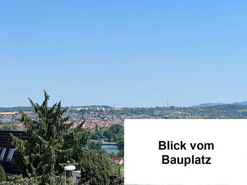 Blick vom Bauplatz - 