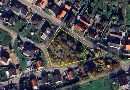 Lage der Bauinsel in Hohenmölsen - Grundstück in Hohenmölsen