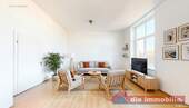 Wohnzimmer mit KI möbiliert - Etagenwohnung mit 80,90 m&sup2; in Magdeburg / Stadtfeld West zur Miete