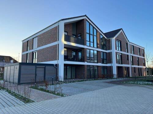 Haus 6 - Erstebezug: Schöne Erdgeschosswohnung direkt am Norder Tief!