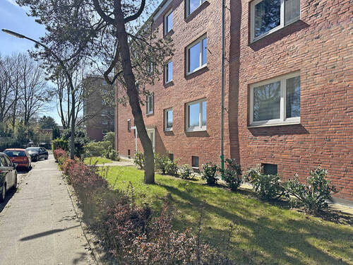 Straßenansicht - Viel Platz an der Grenze zu Barmbek-Nord